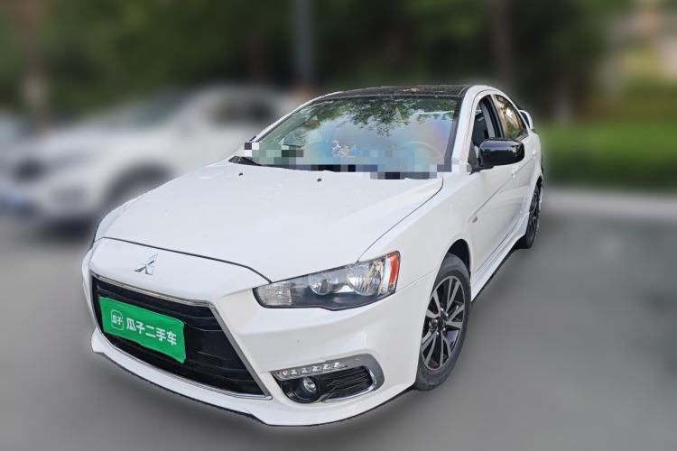 Used Mitsubishi Lancer EX 2016 1.8L CVT Black-and-White Retro Edition Guazi used car, China used car export, Used car for sale, Used Mitsubishi cars, Cheapest cars for sale