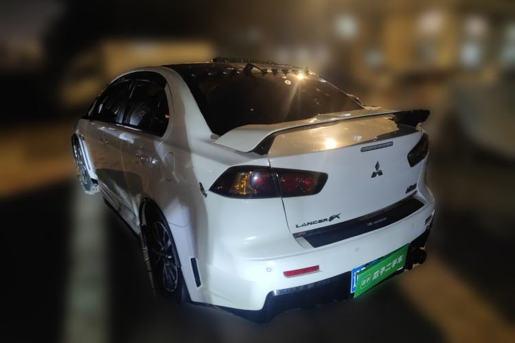 Used Mitsubishi Lancer EX 2016 1.8L Manual Black-and-White Retro Edition Rear Left 45 Deg