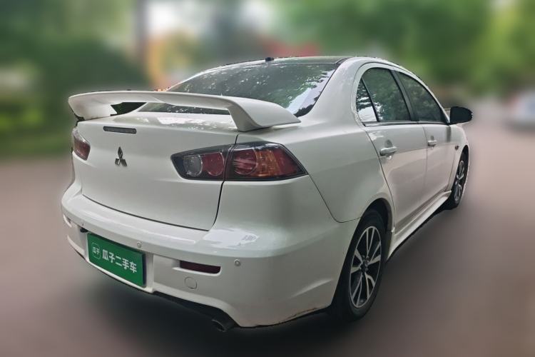 Used Mitsubishi Lancer EX 2016 1.8L Manual Black-and-White Retro Edition Rear Right 45 Deg