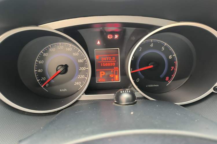 Used Mitsubishi Outlander 2009 2.4 Fashion Edition Odometer Close Up