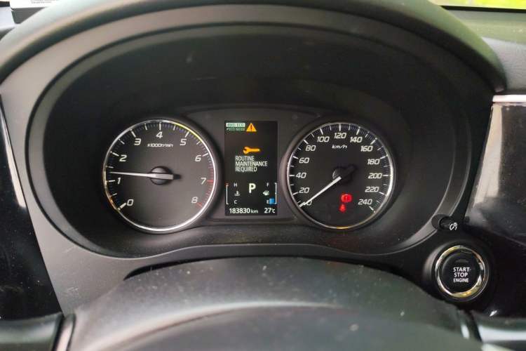 Used Mitsubishi Outlander 2013 2.4L 4x4 Luxury Navigation Edition 5 Seats Instrument Cluster