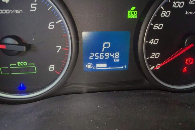 Used Mitsubishi Outlander 2013 2.0L 4x4 Urban Navigation Edition 5 Seats Odometer Close Up