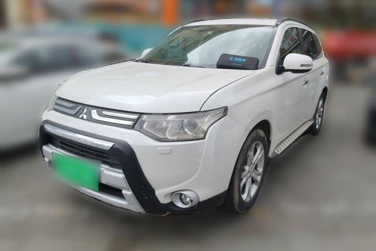 Used Mitsubishi Outlander 2013 2.4L Four-Wheel Drive Luxury Navigation Version 7 Seats Guazi used car, China used car export, Used car for sale, Used cars, Cheapest cars for sale
