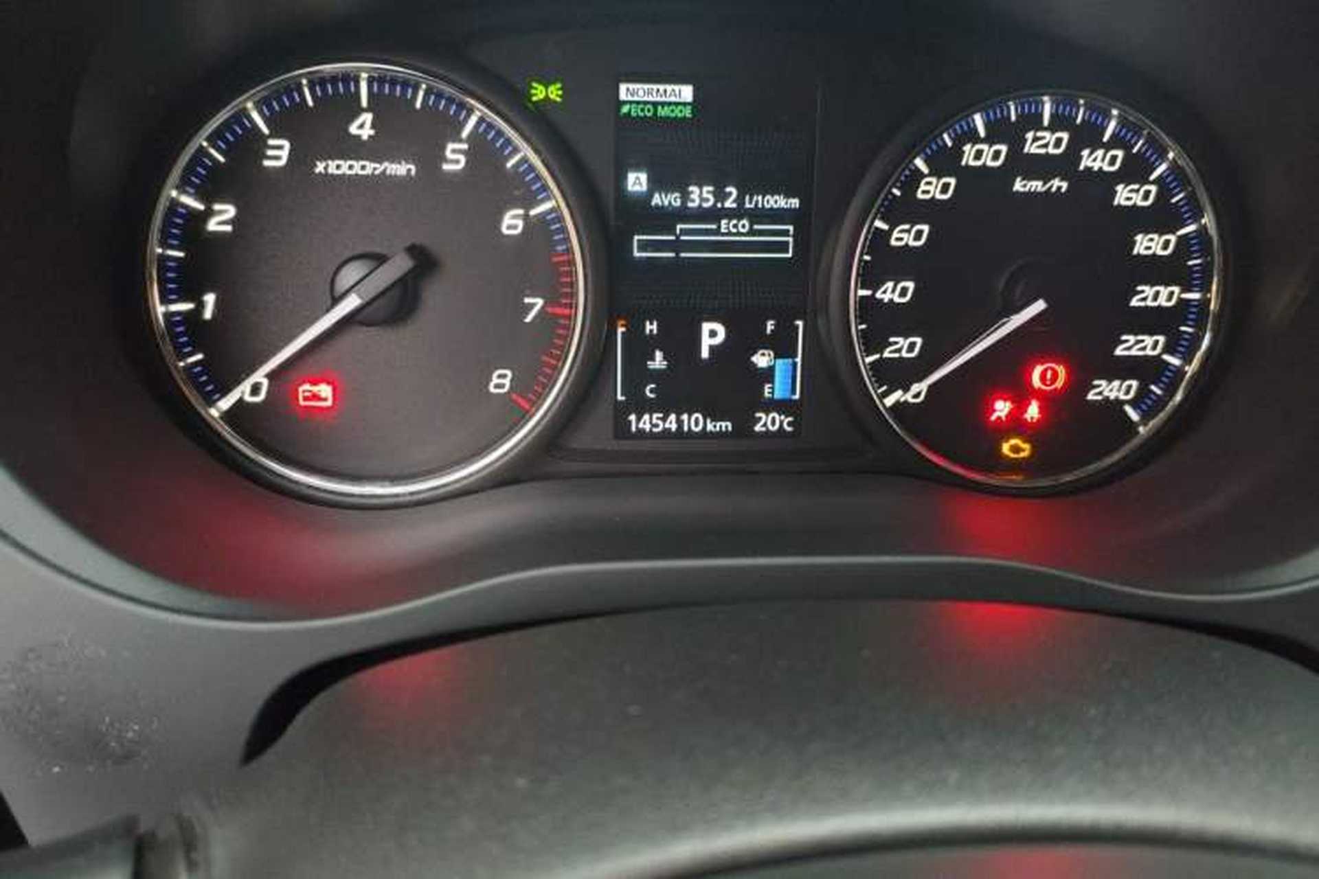 Used Mitsubishi Outlander 2016 2.4L 4x4 Flagship GT Edition 7 Seats Odometer Close Up