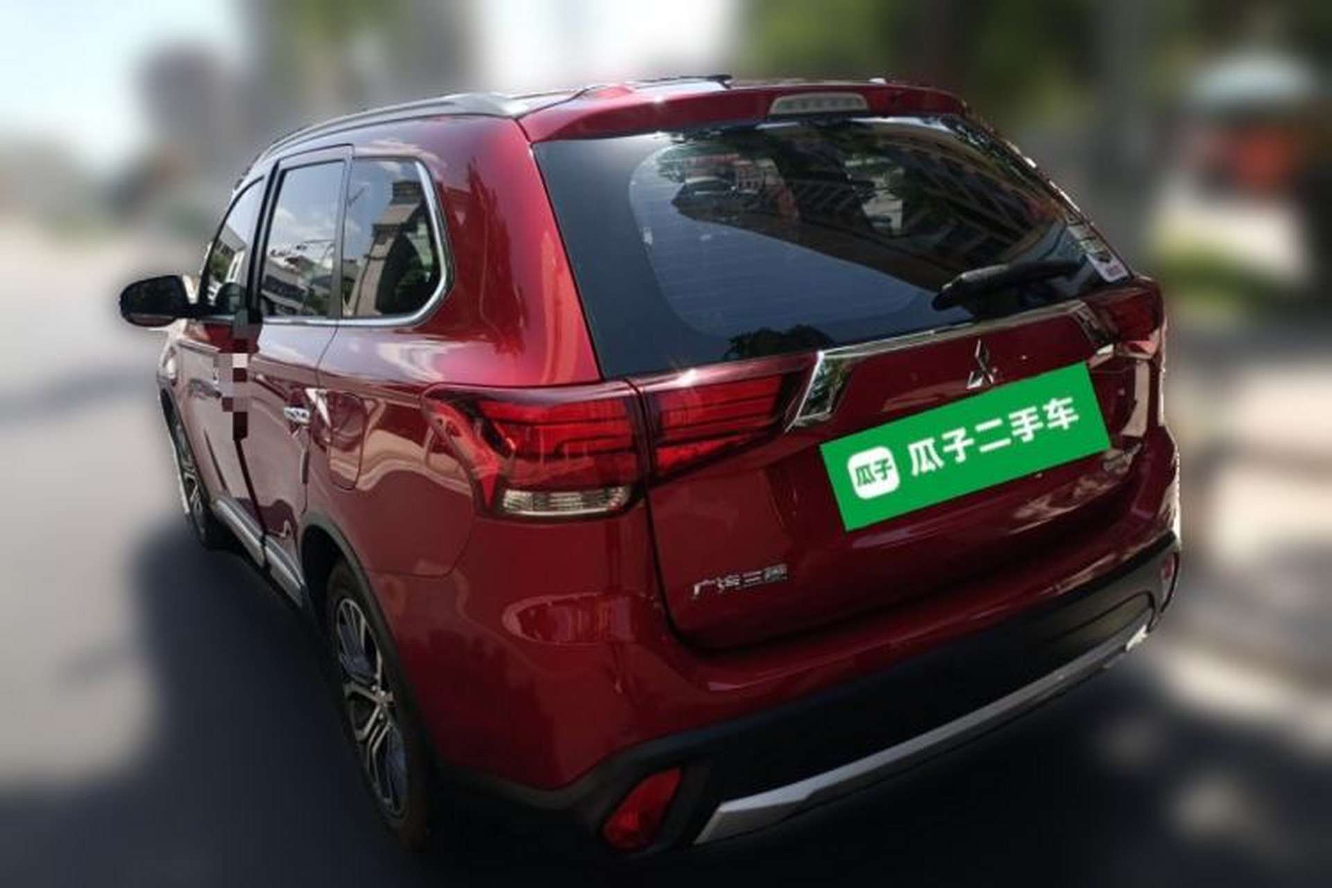 Used Mitsubishi Outlander 2016 2.4L 4x4 Elite Edition 5 Seats Rear Left 45 Deg