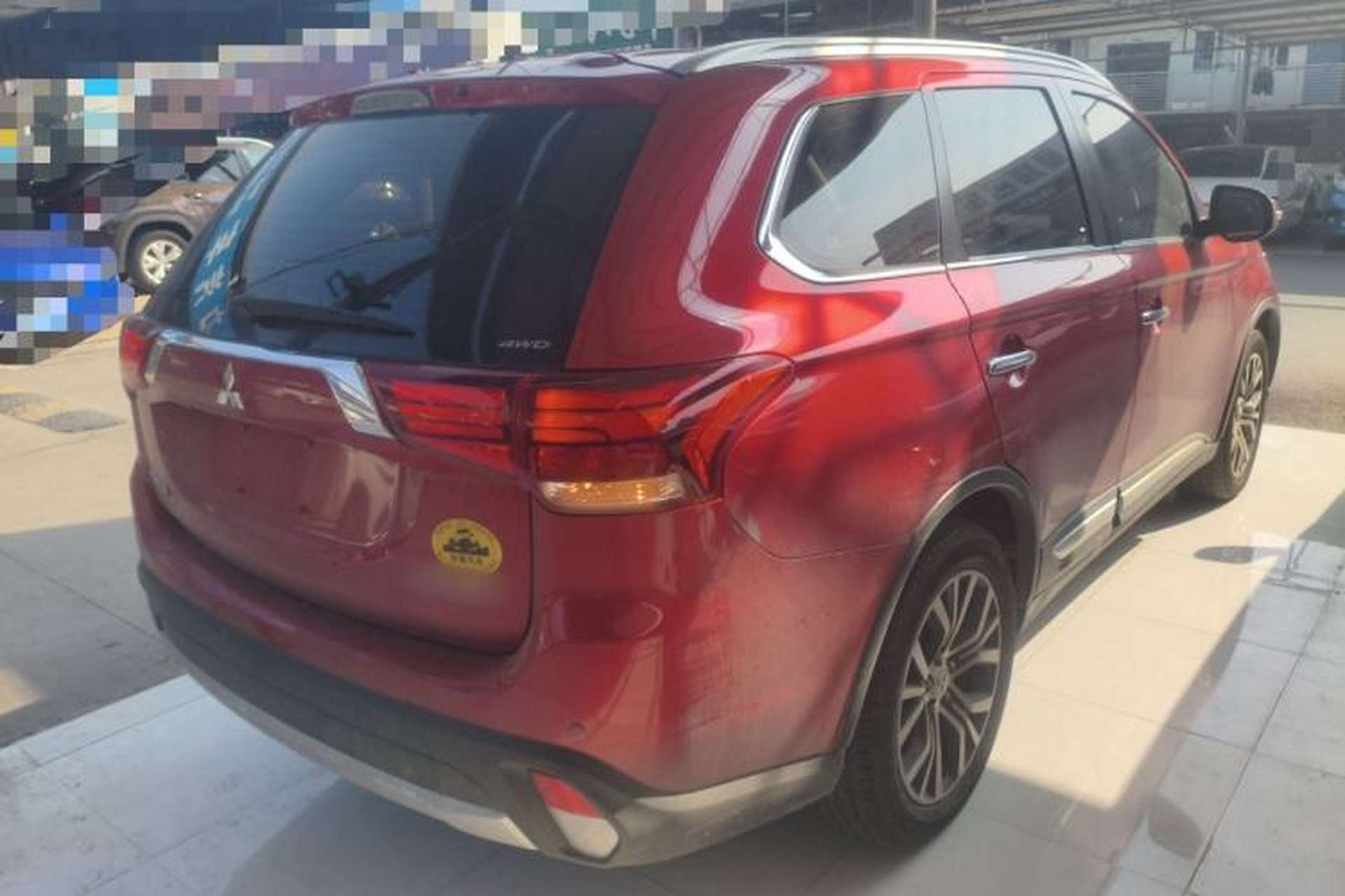 Used Mitsubishi Outlander 2016 2.4L 4x4 Elite Edition 5 Seats Rear Right 45 Deg