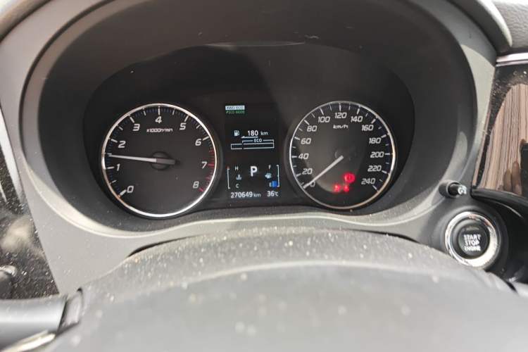 Used Mitsubishi Outlander 2016 2.4L 4x4 Luxury Edition 7-Seater Instrument Cluster