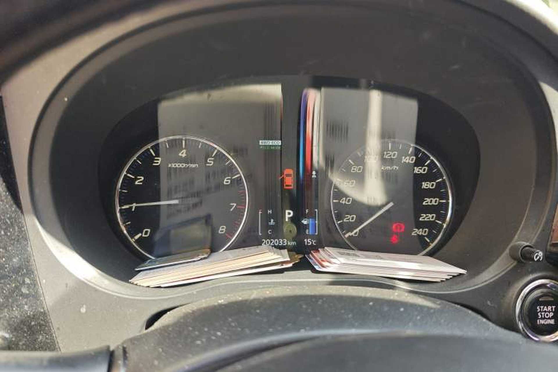 Used Mitsubishi Outlander 2016 2.4L 4x4 Elite Edition 5 Seats Instrument Cluster