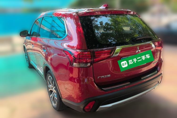 Used Mitsubishi Outlander 2018 2.4L 4x4 Elite Edition 5 Seats Rear Left 45 Deg