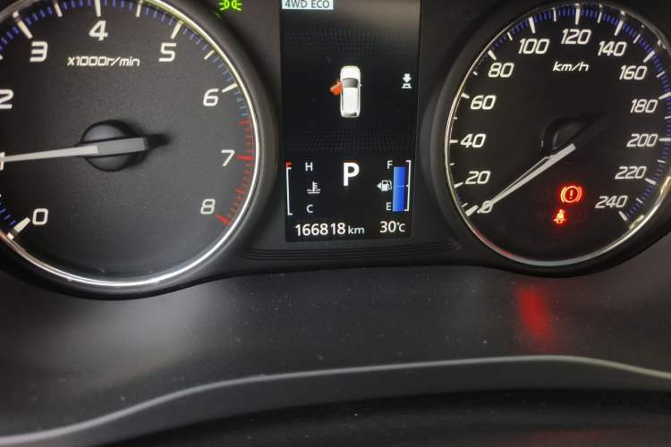 Used Mitsubishi Outlander 2018 2.4L 4x4 Elite Edition 5 Seats Odometer Close Up