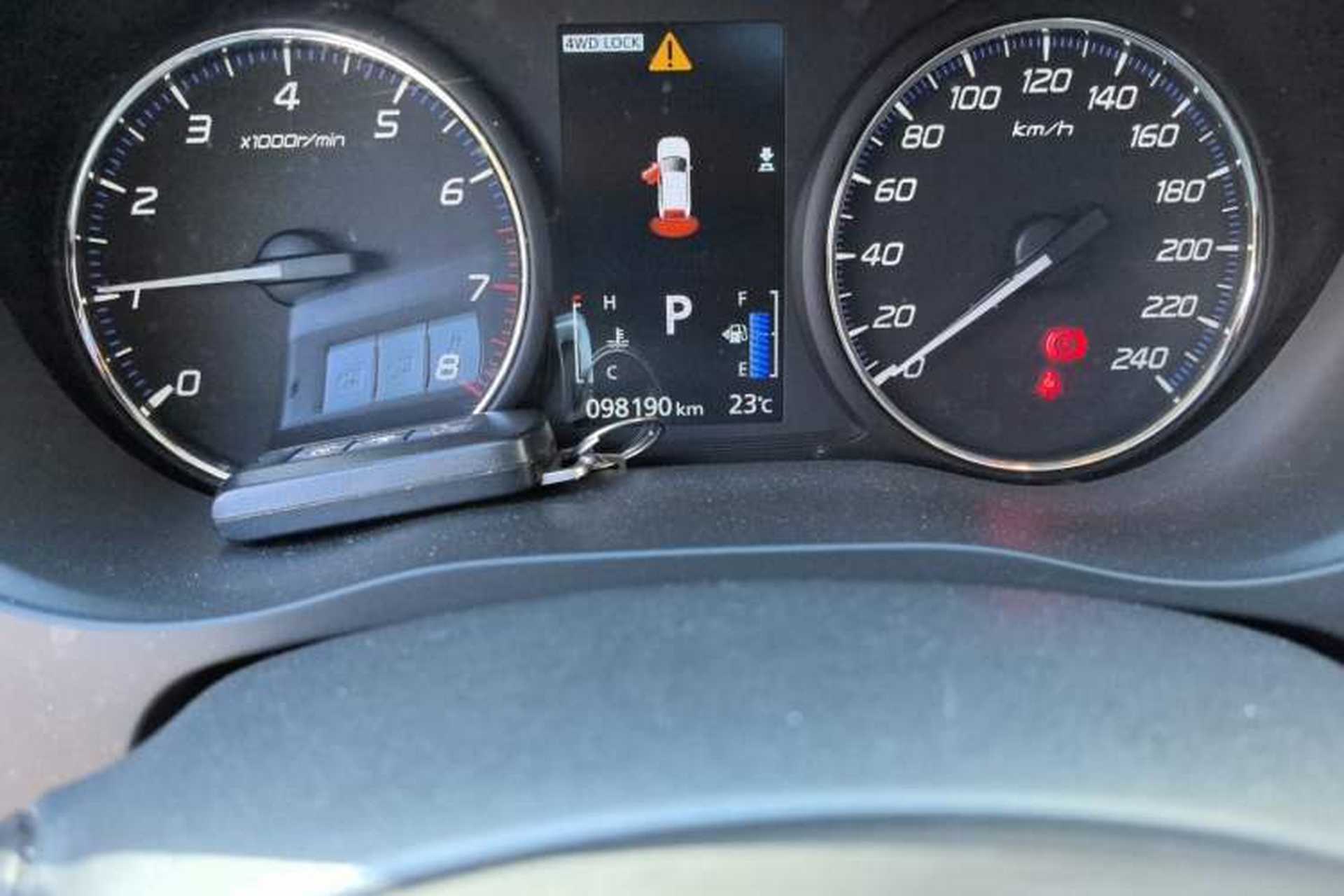 Used Mitsubishi Outlander 2018 2.4L 4x4 Elite Edition 5 Seats Odometer Close Up