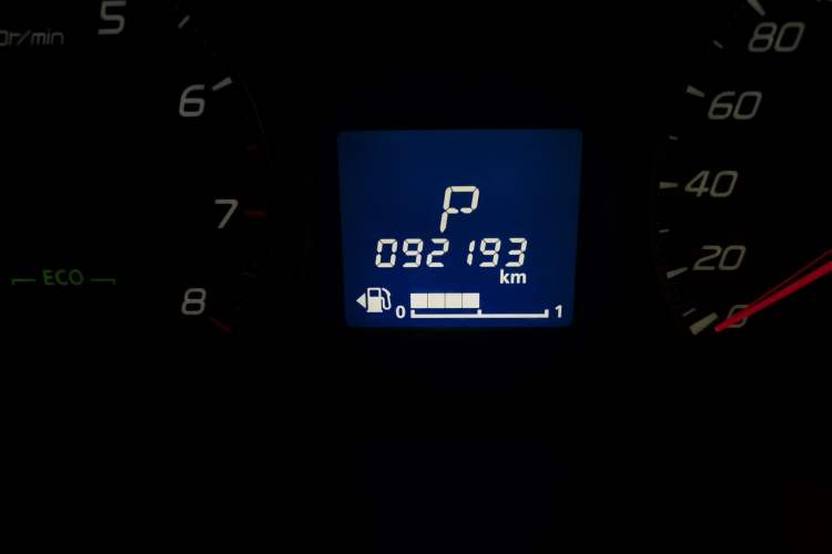 Used Mitsubishi Outlander 2018 2.0L Two-Wheel Drive Glory Edition 5 Seats Odometer Close Up