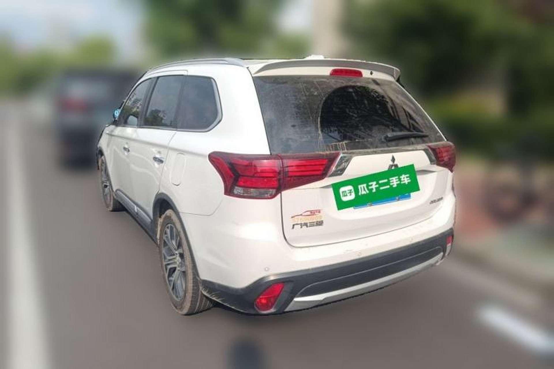 Used Mitsubishi Outlander 2018 2.4L 4x4 Elite Edition 5 Seats Rear Left 45 Deg