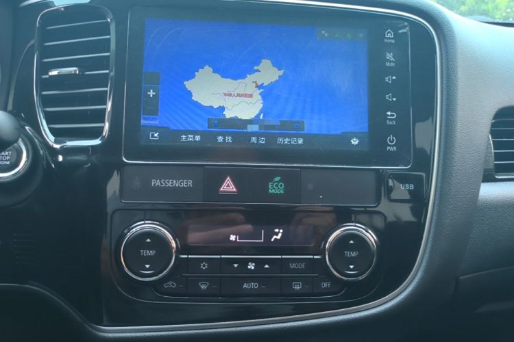 Used Mitsubishi Outlander 2019 2.0L Two-Wheel Drive Comfort Edition 5 Seats China VI Standard Audio And AC Panel
