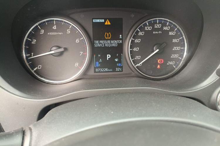 Used Mitsubishi Outlander 2020 2.4L 4x4 Zhi Xiang Edition 7-Seater Odometer Close Up