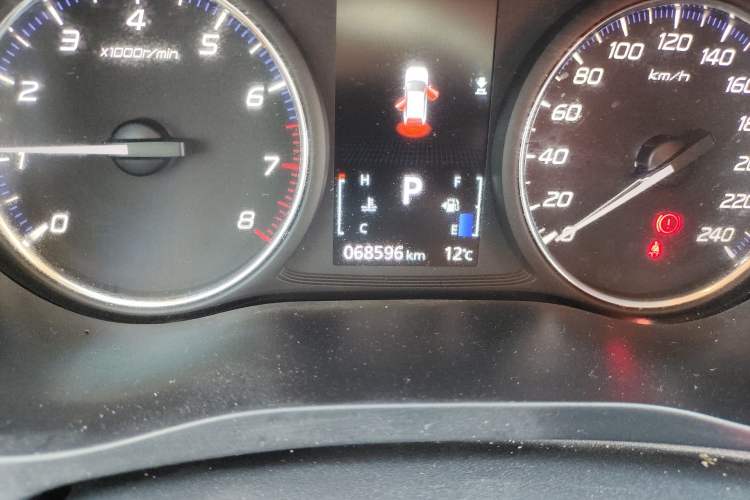 Used Mitsubishi Outlander 2020 2.0L Two-Wheel Drive Enjoyment Version 5 Seats Odometer Close Up