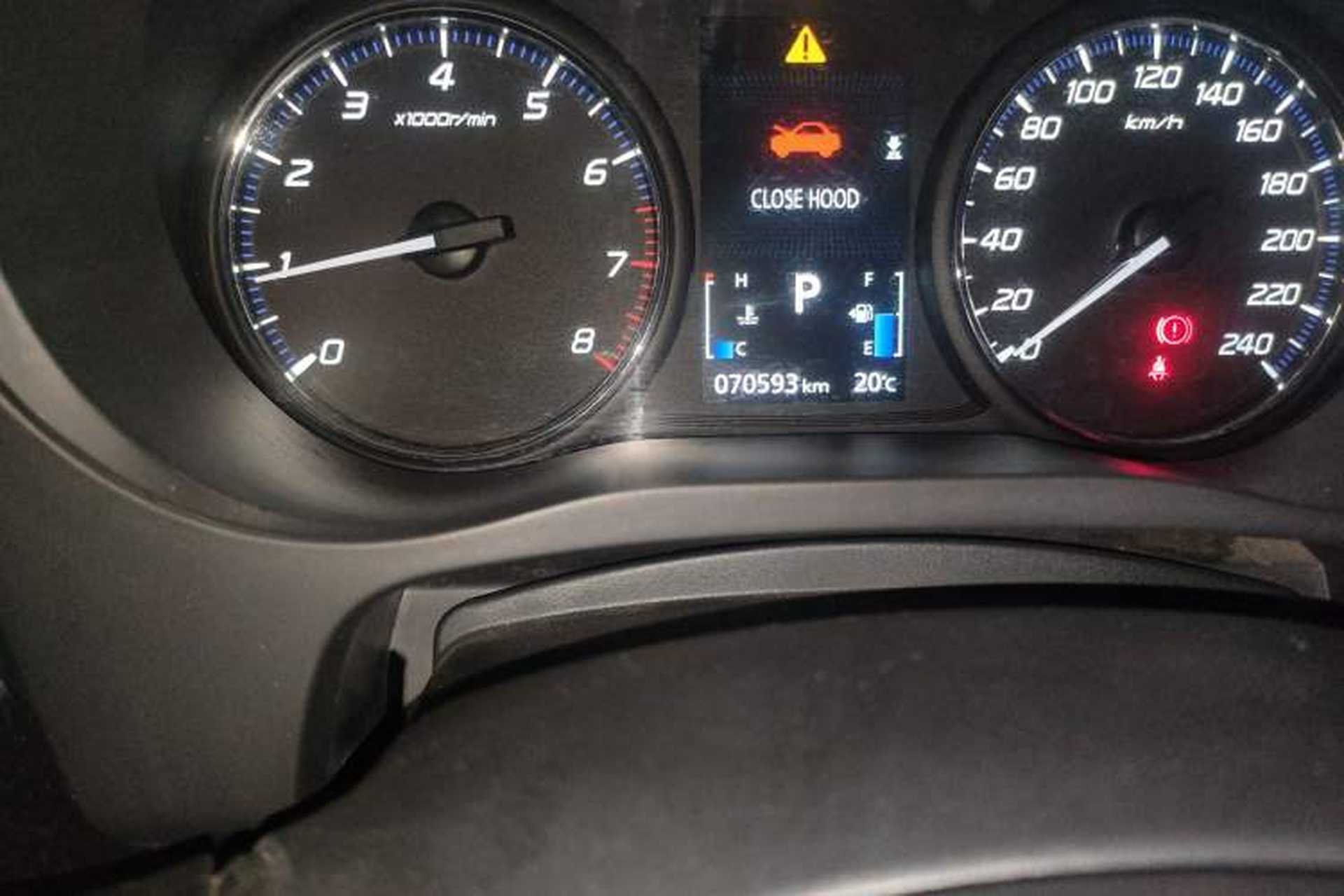 Used Mitsubishi Outlander 2020 2.0L Two-Wheel Drive Enjoyment Version 5 Seats Odometer Close Up