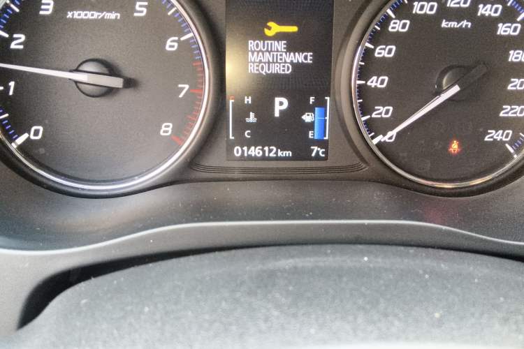 Used Mitsubishi Outlander 2020 2.4L 4x4 Zhi Xiang Edition 5 Seats Odometer Close Up