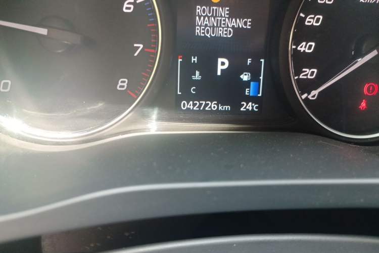 Used Mitsubishi Outlander 2020 2.4L 4x4 Zhi Xiang Edition 5 Seats Odometer Close Up