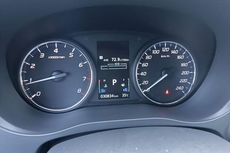 Used Mitsubishi Outlander 2021 2.0L Two-Wheel Drive Comfort Edition 7 Seats Instrument Cluster
