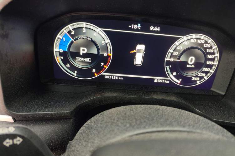 Used Mitsubishi Outlander 2023 1.5T CVT Four-Wheel Drive Prestige Edition 7 Seats Odometer Close Up