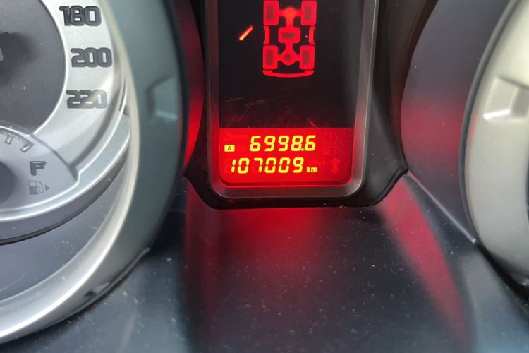 Used Mitsubishi Pajero  Odometer Close Up