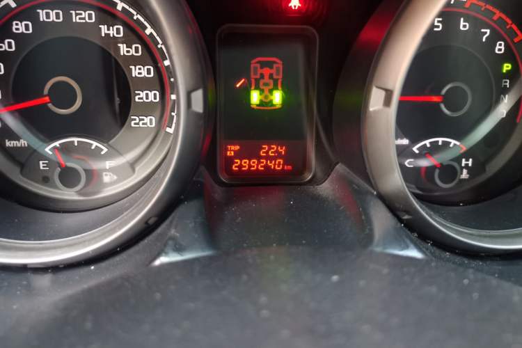 Used Mitsubishi Pajero 2012 3.0L Elite Upgrade Edition Odometer Close Up