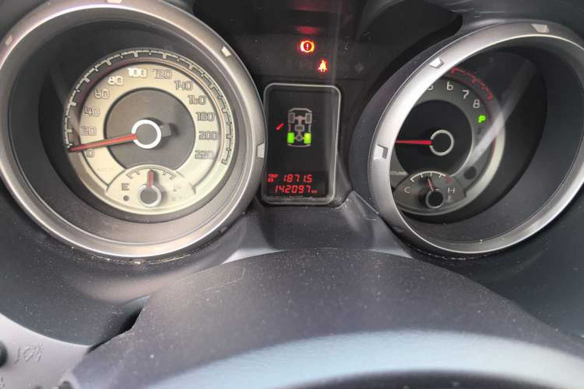 Used Mitsubishi Pajero 2014 3.0L Elite Upgrade Edition Odometer Close Up