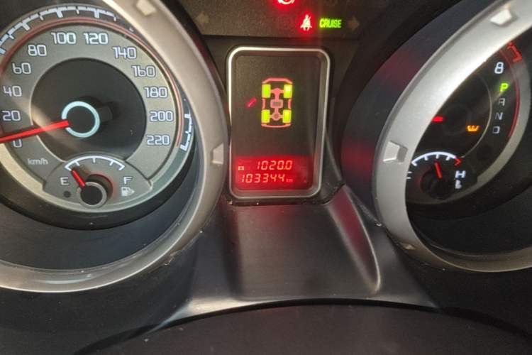 Used Mitsubishi Pajero  Odometer Close Up