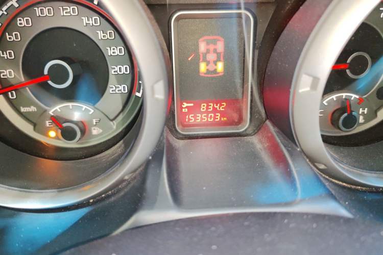 Used Mitsubishi Pajero  Odometer Close Up