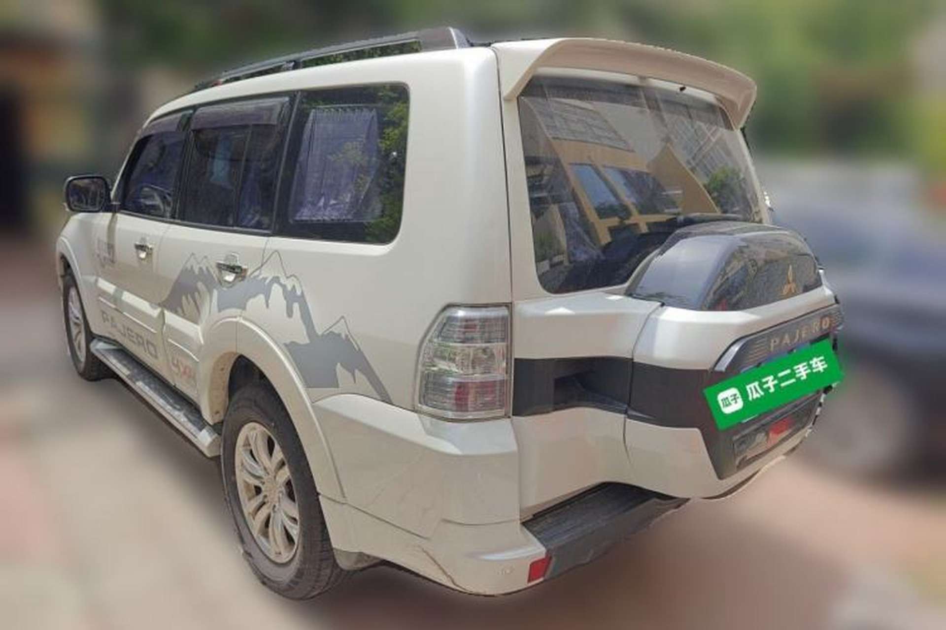 Used Mitsubishi Pajero 2018 V97 3.8L 5-Door GLS Sunroof Dual Differential – Middle East Rear Left 45 Deg