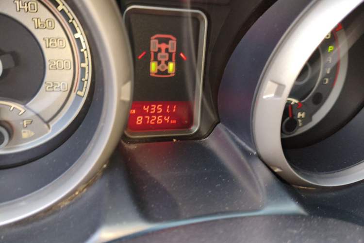 Used Mitsubishi Pajero  Odometer Close Up