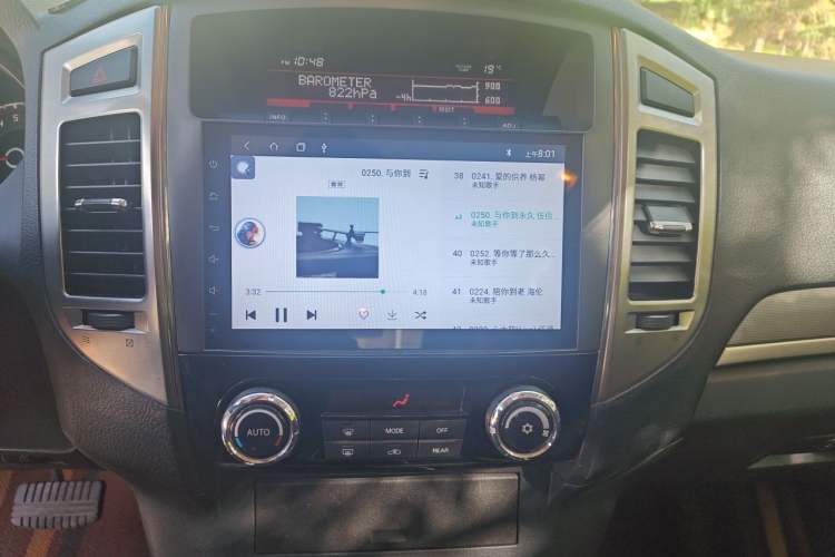 Used Mitsubishi Pajero 2020 Collection Edition 3.0L Automatic Prestige Off-Road Version Audio And AC Panel