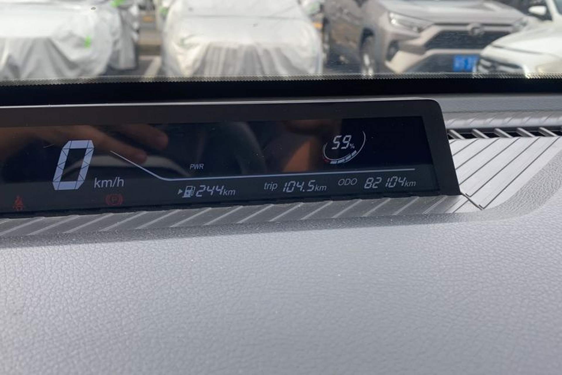 Used NETA AYA 2023 401 Lite Odometer Close Up