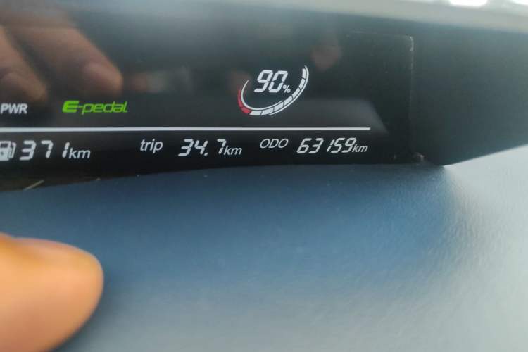 Used NETA AYA 2023 401 Lite Odometer Close Up