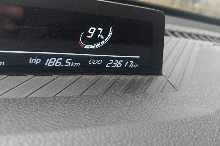 Used NETA AYA 2023 Revised Version 401 Lite Odometer Close Up