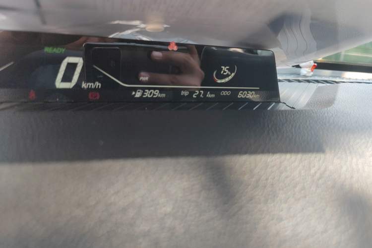 Used NETA AYA 2023 Revised Version 401 Lite Odometer Close Up