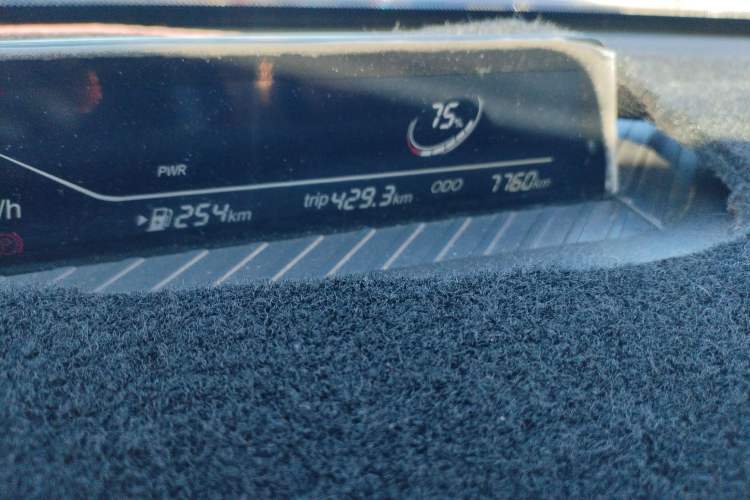 Used NETA AYA 2023 318 Lite Odometer Close Up