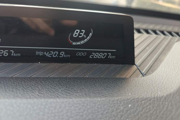 Used NETA AYA 2023 318 Lite Odometer Close Up