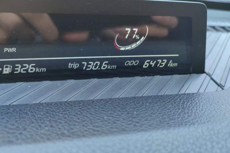 Used NETA AYA 2023 Revised Version 401 Lite Odometer Close Up