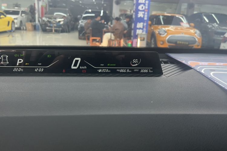 Used NETA AYA 2023 401 Lite Odometer Close Up