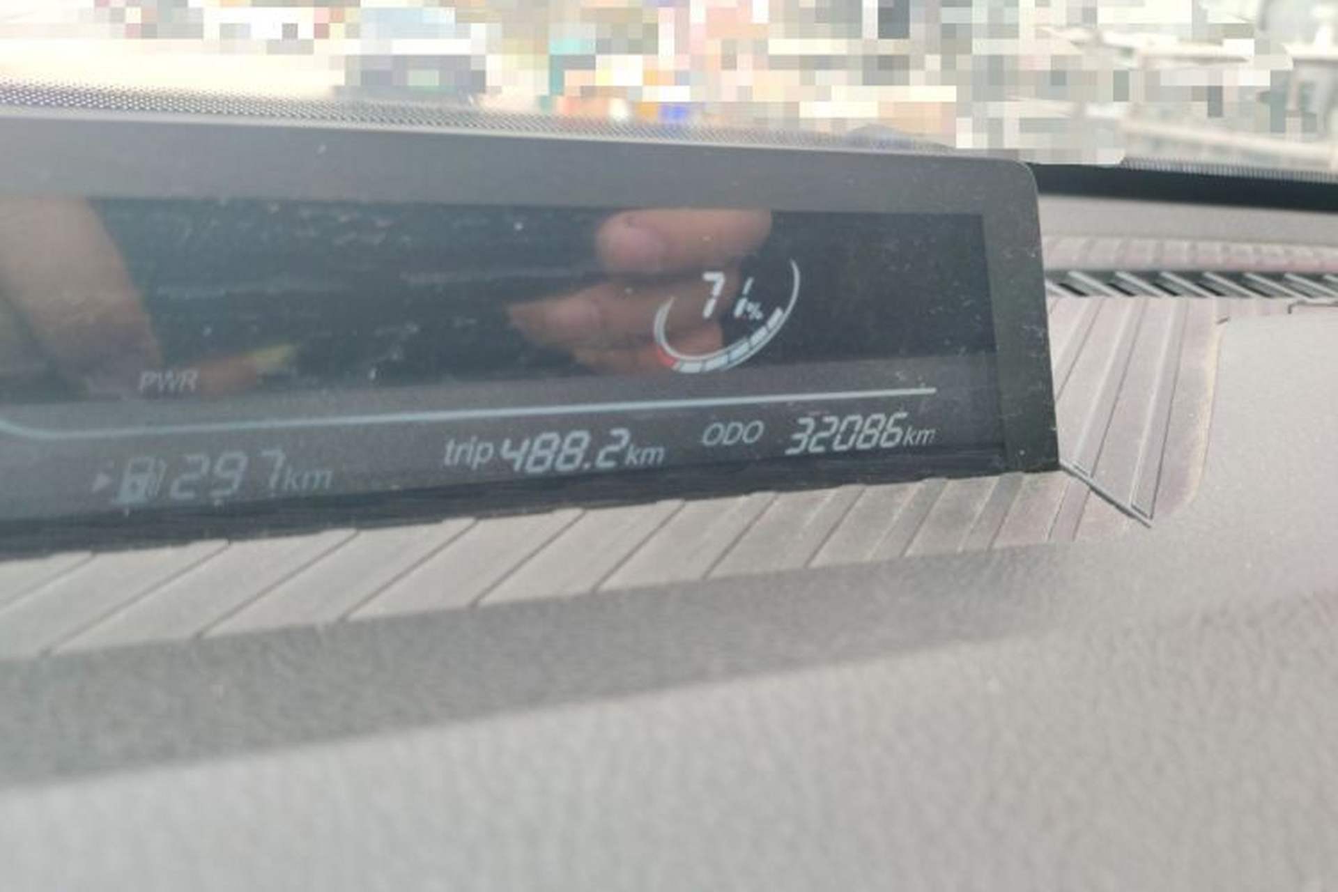 Used NETA AYA 2023 401 Lite Odometer Close Up