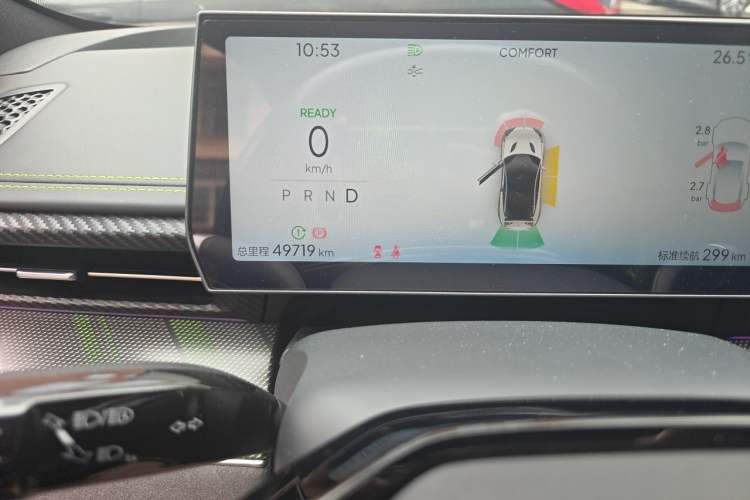 Used NETA GT 2023 560 Odometer Close Up