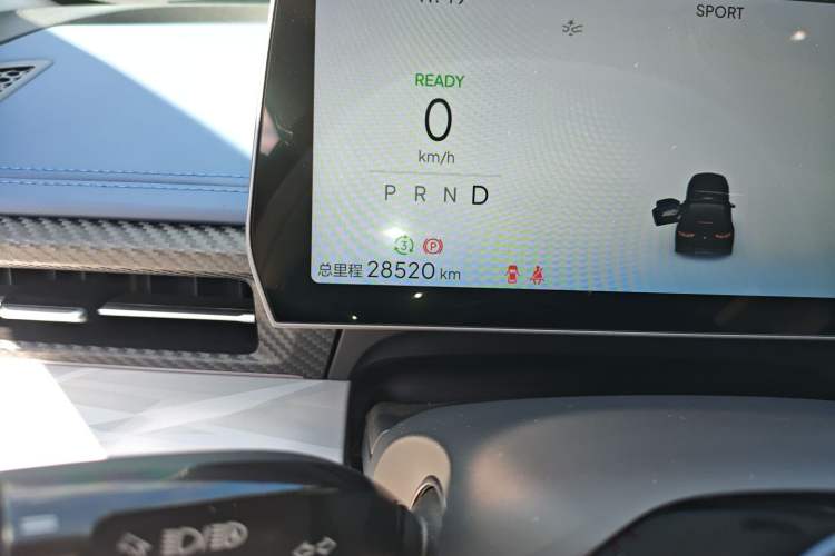 Used NETA GT 2023 580 AWD Odometer Close Up