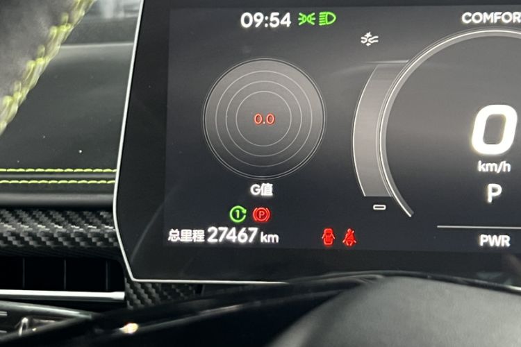 Used NETA GT 2023 660 Odometer Close Up