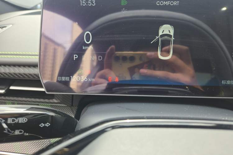 Used NETA GT 2023 560 Odometer Close Up
