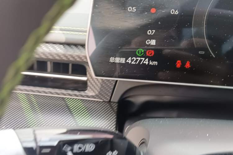 Used NETA GT 2023 580 AWD Odometer Close Up