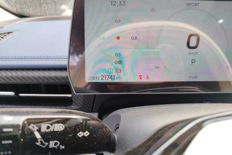 Used NETA GT 2023 560 Odometer Close Up