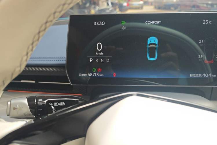 Used NETA GT 2023 660 Odometer Close Up