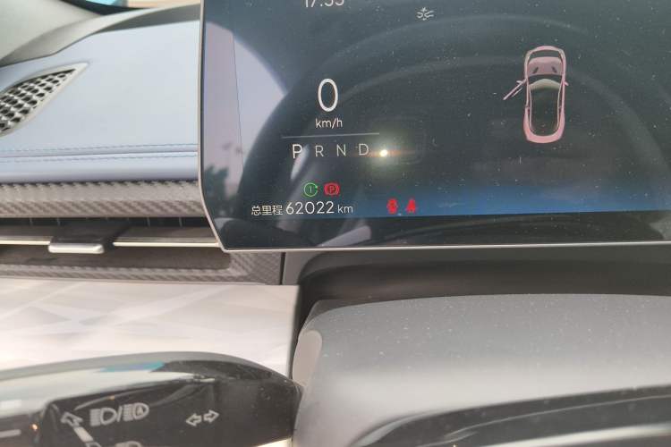 Used NETA GT 2023 580 AWD Odometer Close Up